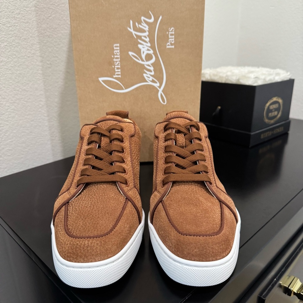 Christian Louboutin Rantulow Orlato Sneaker Cuoio Brown - Picture 2 of 7
